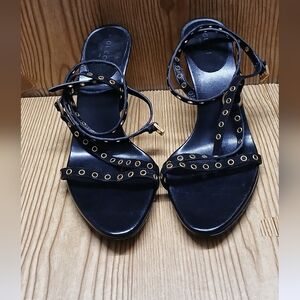 Gucci Black Strappy Sandals